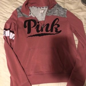 PINK quarter zip